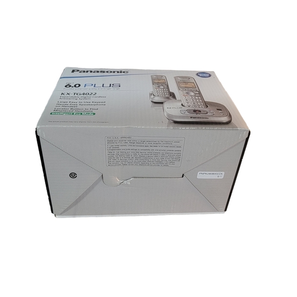 Panasonic 6.0 KX-TG4022 Expandable Digital Cordless Andwering System - Picture 13 of 14